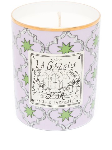 GINORI 1735 - Profumi Luchino La Gazelle d'Or candle - unisex - Wax/Porcelain - One Size - Neutrals