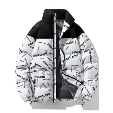 Winter stand up collar thickened cotton jacket立領加厚棉服男