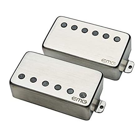 EMG 57 66 TW Dual Mode Humbucker Pickup Set, Brushed Chrome (7155.00)