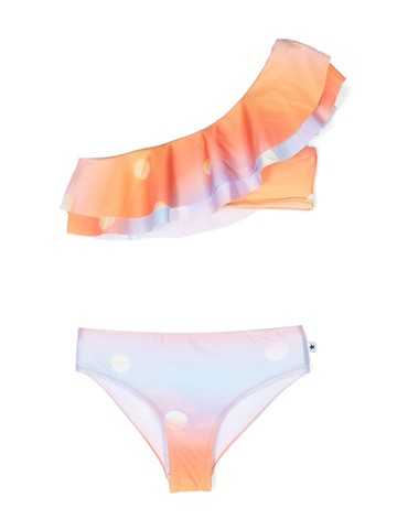 Molo - Nikkie sun-dye bikini - kids - Nylon/Recycled Polyester/Spandex/Elastane/Spandex/Elastane - 158-164 - Orange