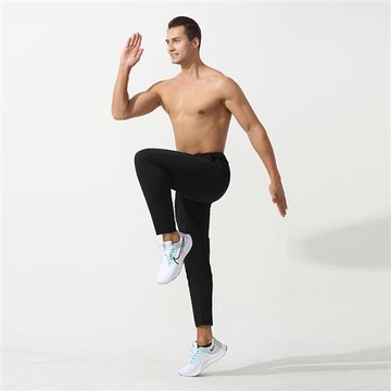 【米蘭精品】現貨+預購 運動長褲運動服跑步長褲健身訓練褲休閒長褲-彈力速乾腰包男褲子3色74la67