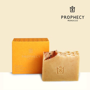 Prophecy Morocco 鉑翡斯 晶鑽金燦薑黃蜂蜜極緻潔顏皂 120g(洗顏/去角質)
