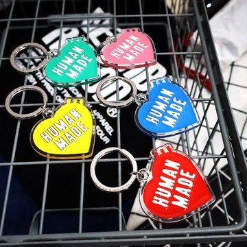 AirRoom 【正品現貨】2023SS HUMAN MADE HEART KEYRING 店鋪限定 大愛心 鑰匙圈