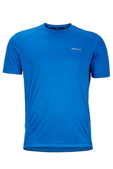 ├登山樂┤美國 Marmot Windridge 防曬排汗短袖上衣-藍 # 60390-3963