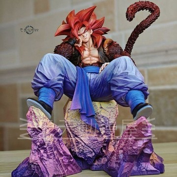 【元氣招財】 七龍珠模型 JG廠 超四悟吉塔 坐姿 王座悟吉塔 1/6比例 公仔 擺件 盒裝 禮物