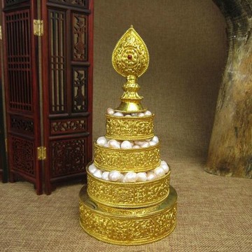 尼泊爾工藝 手工雕花黃銅曼扎盤 純銅曼達盤 曼茶羅 七寶石 特價