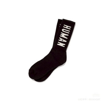【Sharkhead】現貨 Human Made Socks 長襪 小腿襪 黑 米白 灰 基本款 襪子 HUMAN