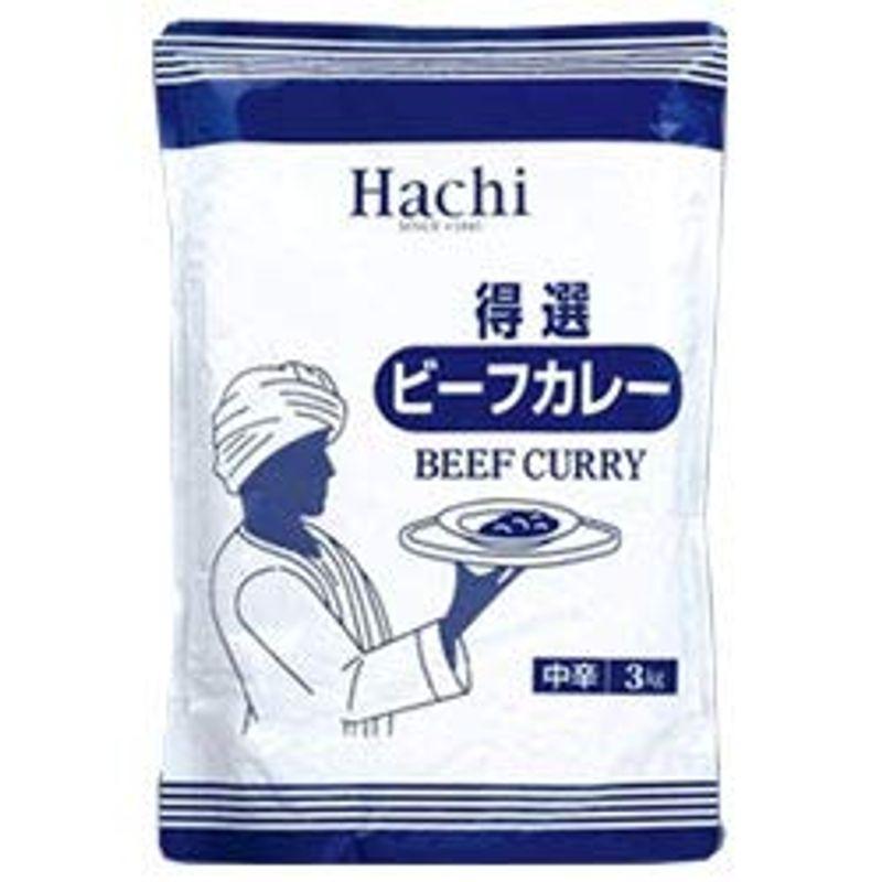 ハチ食品 特選ビーフカレー 中辛 3kg×4袋入