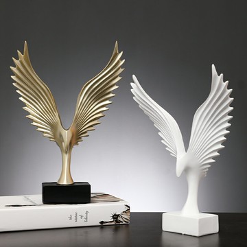 大鵬展翅創意家居裝飾品擺件現代簡約客廳辦公室桌面書房擺設歐式