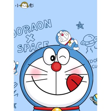 哆啦A夢小叮當機器貓叮當貓假兩件短袖t恤衫男女兒童裝寶寶五分袖