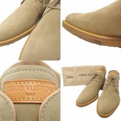 ヴィトン VUITTON スウェード ブーツ LOUIS VUITTON(ルイ・ヴィトン) チャッカブーツ シューズ くつ