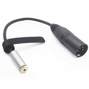 Pin XLR 変換 2.5mm 4極 メス 8芯銀メッキ線ハンドメイドケーブル採用変換プラグ バランス 変