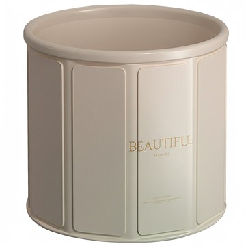 mAndLA 漫多拉 折疊收納免安裝泡澡桶 70 x 65cm 100L  漸變粉  1個