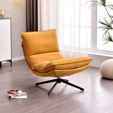 【obis】Simi旋轉休閒椅(單人沙發)黃色