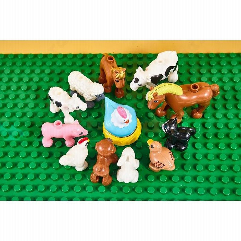 LEGO レゴ デュプロ 互換 ブロック 動物 牧場 12体セット 知育