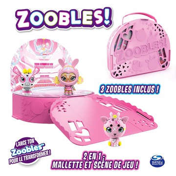 （卡司旗艦）伯寶行 糖果精靈 舞台系列遊戲組 Zoobles 女孩爆丸 家家酒 隨身收納 玩具 公仔 隨機 代理版