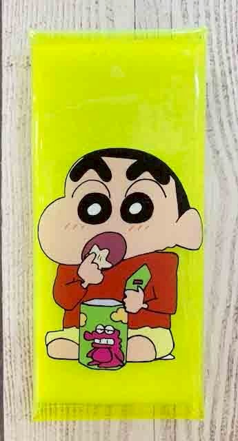 【震撼精品百貨】蠟筆小新_Crayon Shin-chan~日本蠟筆小新透明筆袋-黃*21726
