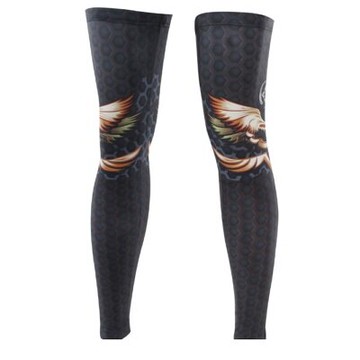 防曬腿套運動防護腿套-速乾排汗時尚羽翼路跑登山健走自行車腿套73fn73【獨家進口】【米蘭精品】