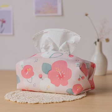 【Simple Zone】好感良物softliving 朱槿-衛生紙套－桌上型 / 版型硬挺