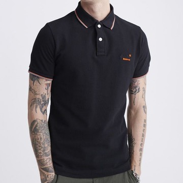 SUPERDRY 極度乾燥 男 polo衫 黑色1602