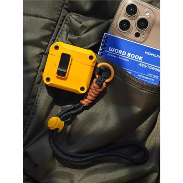 磁力彈蓋機甲適用于airpodspro3蘋果airpods4保護套降噪airpodspro2藍牙耳機套airpods2代防摔掛式保護殼男款