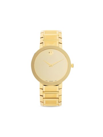 Movado - Sapphire quartz 39mm - men - stainless steel/Sapphire Crystal - One Size - Gold