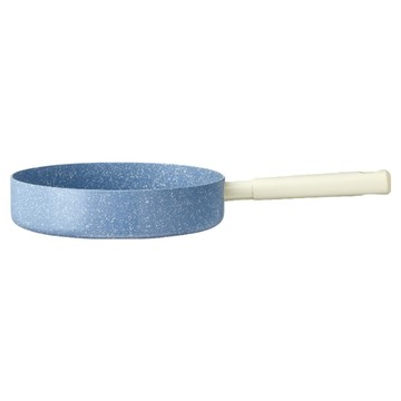 MODORI 電磁爐適用磨石平底鍋 鍋體-鋁(陶瓷塗層) 手把-電木(SF塗層)  24cm  1個