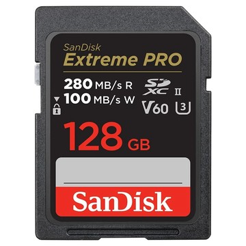 SanDisk 晟碟 Extreme PRO SDXC UHS-II 記憶卡 P001-000136-128G  128GB  1個