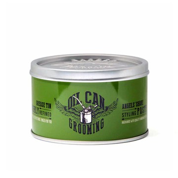 Oil Can 黑手 水洗式無重力髮泥（綠罐）霧面髮凝土 凝土 水洗造型型土推薦 matt clay 油頭髮蠟 油頭蠟