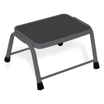 KOKIRI LIVING 單層踏腳凳  全黑  1個