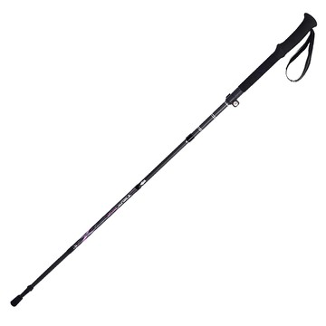 SELPA 極淬碳纖維折疊四節外鎖快扣登山杖  36~125cm  粉色  1支