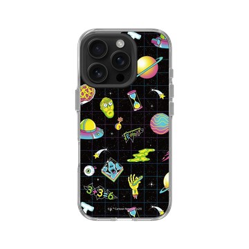 iPhone 16 Pro Clear 透明 - 瑞克和莫蒂 Rick and Morty - 太空圖鑑