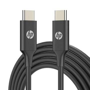 【HP 惠普】HP DHC-TC107 Type-C充電線 速充快充線-黑色(1M)