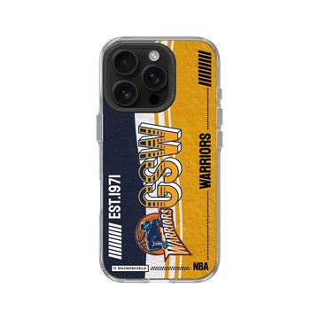 iPhone 16 Pro Clear 透明 - NBA - 復古球員卡-金州勇士 Golden State Warriors - Vintage Card