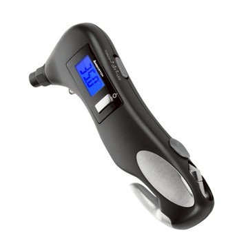 ANBORTEH 安伯特 定海神針Pro五合一數位顯示胎壓錶/胎壓偵測器/胎壓檢測/破窗錘  黑色  1個