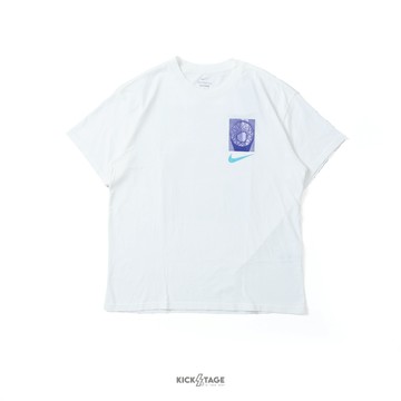 NIKE AS M NK TEE M90 OC 1 白 印花 九宮格 籃球 棉 休閒 短T 男款【HJ3326-133】
