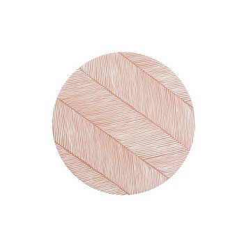 Toddlekind｜砂層系列圓形防刮抗汙地墊-貝殼橘