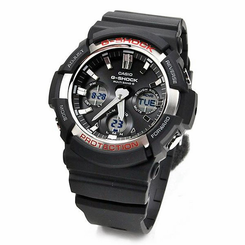 未使用に近い 稼働品 カシオ Gショック メンズ腕時計 アナデジ ソーラー電波 G-SHOCK Gショック カシオ 電波 タフソーラー GAW-100B-1A