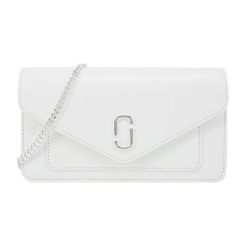 MARC JACOBS THE LONGSHOT防刮鏈帶WOC斜背包-白_廠商直送