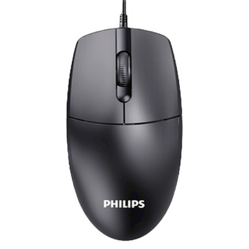 PHILIPS 3鍵式有線滑鼠-SPK7247B