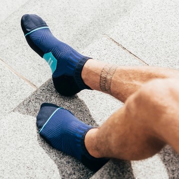 【ROCKAY】Accelerate 競速超短筒機能襪 - Navy/Blue