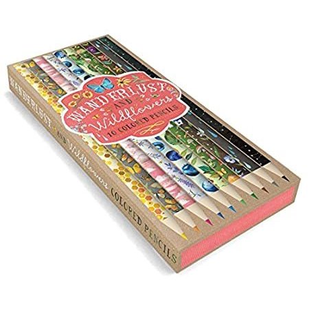 Wanderlust and Wildflowers: 10 Colored Pencils: (Colored Pencils for Sketch
