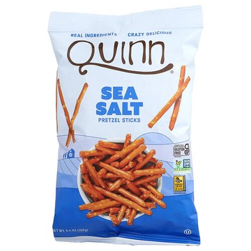 Quinn Snacks, 椒鹽捲餅，海鹽味，5.6 盎司（159 克）