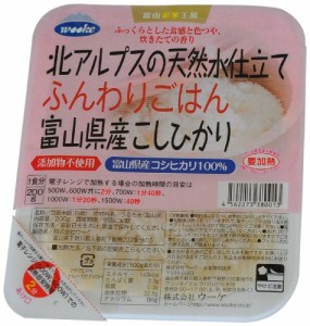 ウーケ ふんわりごはん 富山県産コシヒカリ (200g×3P)×8個