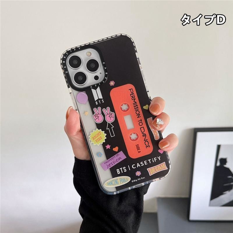 スマホアクセサリーcasetify BTS iPhone12pro - iPhoneケース