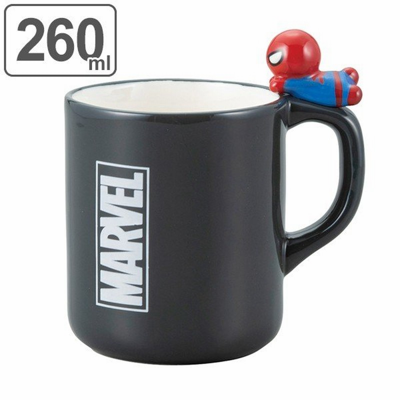 マグカップ 260ml スパイダーマン フィギュア付マグ Marvel マーベル 電子レンジ対応 食洗機対応 カップ マグ 通販 Lineポイント最大0 5 Get Lineショッピング