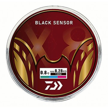 DAIWA 釣線 BS X8 路亞用8股 #0.8  150m  三色  1個