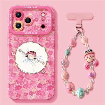 2025適用蘋果17promax手機殼新款iphone17硅膠16可愛15粉色coco醬超火爆款11帶掛繩pro女max防摔14超好看13