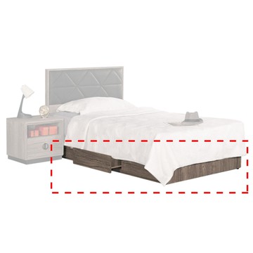 【H&D東稻家居】抽屜式床底3.5尺/收納床底(TCM-06739)