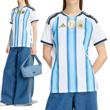 Adidas Afa H Jsy W D 女款 藍白色 足球 世界盃 阿根廷 球衣 吸濕 排汗 運動 短袖 KA8125